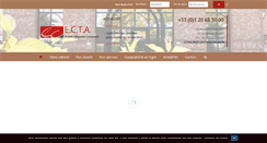 Desktop Screenshot of cabinetecta.com